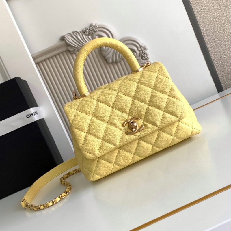 Ch**el top handle bags